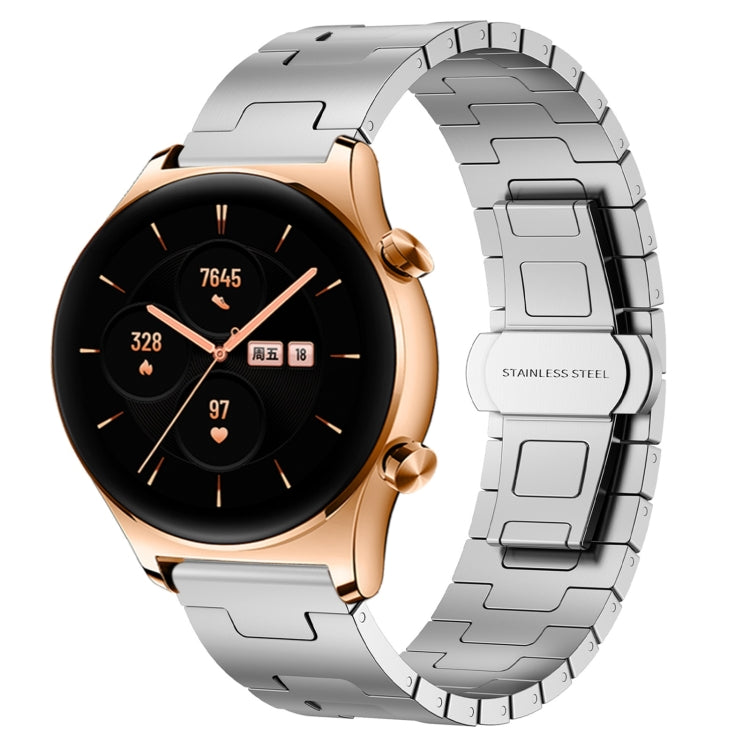 For Honor Watch GS 3 Titanium Alloy 22mm Metal Watch Band(Silver) by bashfashion