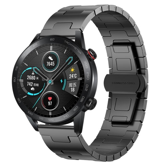 For Honor Magic Watch 2 46mm Titanium Alloy 22mm Metal Watch Band(Titanium Color) by bashfashion
