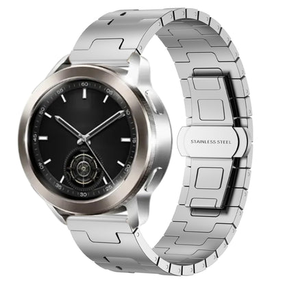 For Xiaomi Watch S3 Titanium Alloy 22mm Metal Watch Band(Silver) by bashfashion