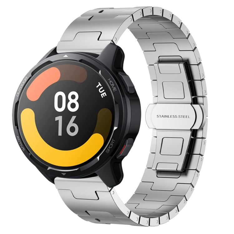 For Xiaomi Watch S1 Active Titanium Alloy 22mm Metal Watch Band(Silver) by bashfashion