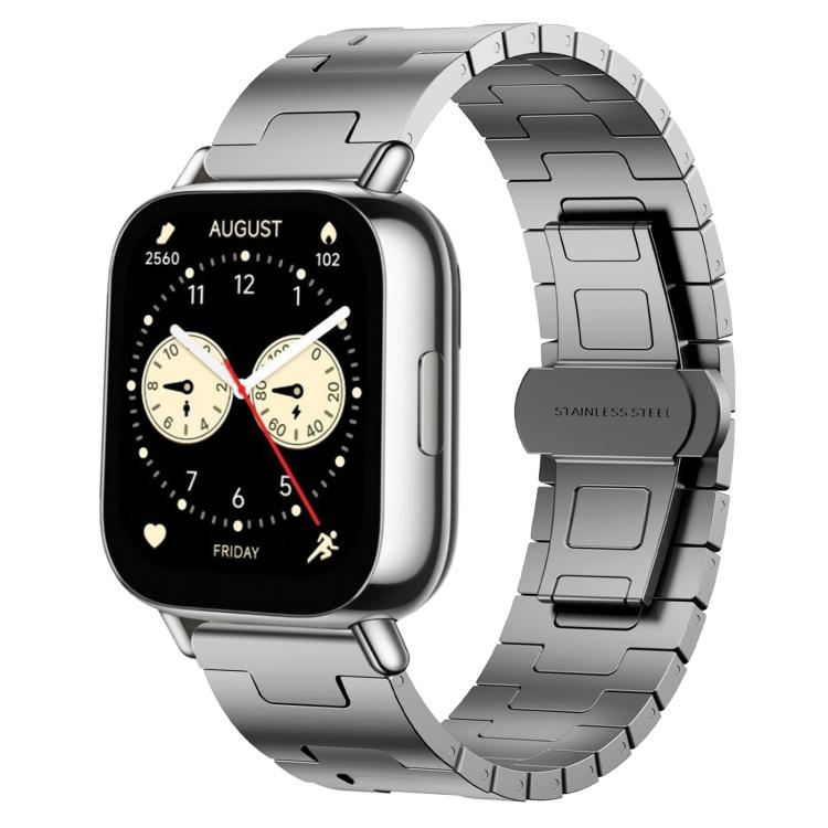 For Redmi Watch 5 Lite Titanium Alloy 22mm Metal Watch Band(Titanium Color) by bashfashion