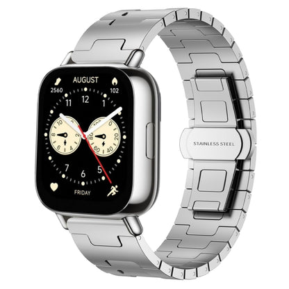 For Redmi Watch 5 Lite Titanium Alloy 22mm Metal Watch Band(Silver) by bashfashion