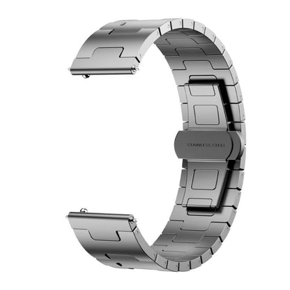 For Redmi Watch 5 Active Titanium Alloy 22mm Metal Watch Band(Titanium Color) by bashfashion