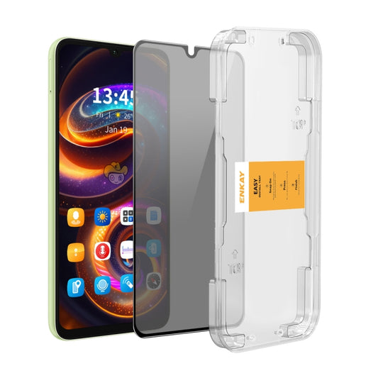For Samsung Galaxy A16 4G / 5G ENKAY Easy Install Anti-peeping Privacy Tempered Glass Film by ENKAY