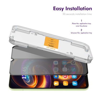 For Samsung Galaxy A16 4G / 5G ENKAY Easy Install Anti-peeping Privacy Tempered Glass Film by ENKAY