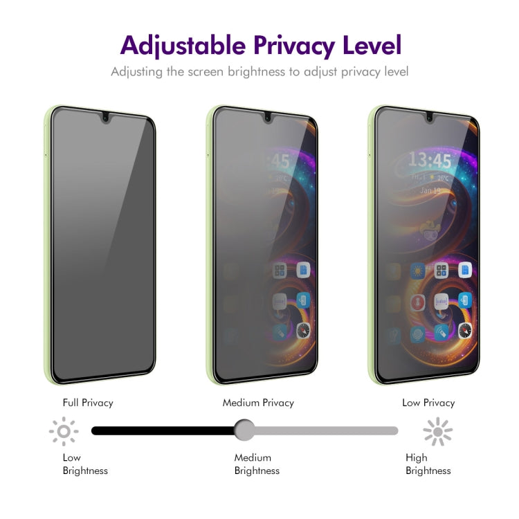 For Samsung Galaxy A06 4G ENKAY Easy Install Anti-peeping Privacy Tempered Glass Film by ENKAY