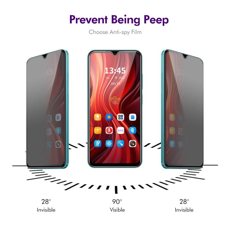 For Samsung Galaxy A26 ENKAY Easy Install Anti-peeping Privacy Tempered Glass Film by ENKAY