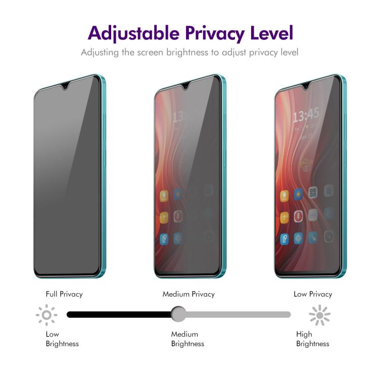 For Samsung Galaxy A26 ENKAY Easy Install Anti-peeping Privacy Tempered Glass Film by ENKAY