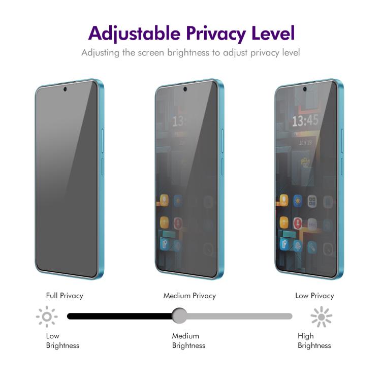 For Honor GT ENKAY Easy Install Anti-peeping Privacy Tempered Glass Film by ENKAY