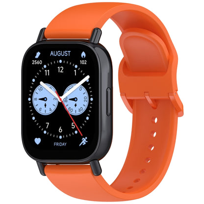 For Redmi Watch 5 Lite Color Buckle Pure Color Silicone Watch Band(Orange) by bashfashion