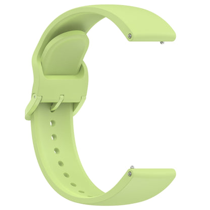For Redmi Watch 5 Lite Color Buckle Pure Color Silicone Watch Band(Lime) by bashfashion