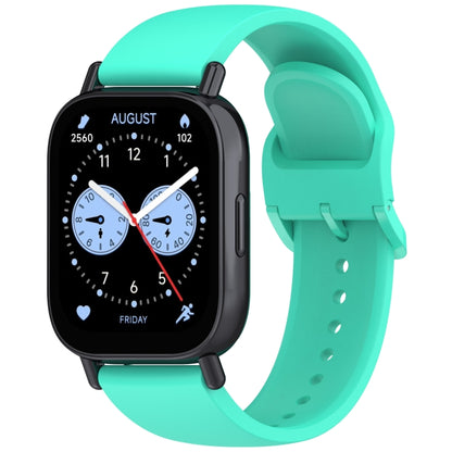 For Redmi Watch 5 Lite Color Buckle Pure Color Silicone Watch Band(Teal Green) by bashfashion