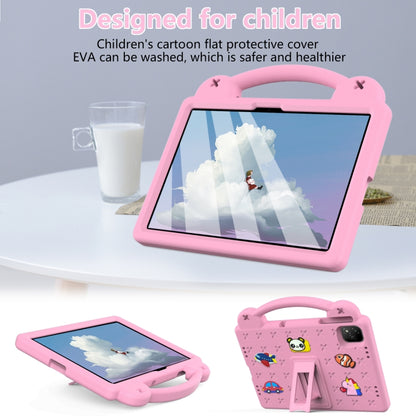 For Infinix Xpad 11 X1101 2024 Handle Kickstand Children EVA Shockproof Tablet Case(Pink) by bashfashion