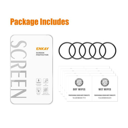 For Honor Watch Fit Elegant 5pcs ENKAY 3D Full Coverage Soft PC Edge PMMA HD Screen Film by ENKAY