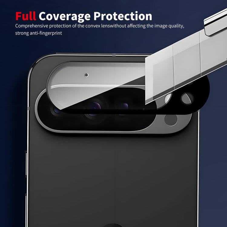 For Google Pixel 9 Pro XL ENKAY Hat-Prince Card Slot Wallet TPU Back Leather Phone Case with Lens Film(Dark Blue) by ENKAY