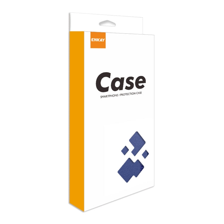 For Google Pixel 9 / 9 Pro ENKAY Hat-Prince Card Slot Wallet TPU Back Leather Phone Case with Lens Film(Dark Blue) by ENKAY