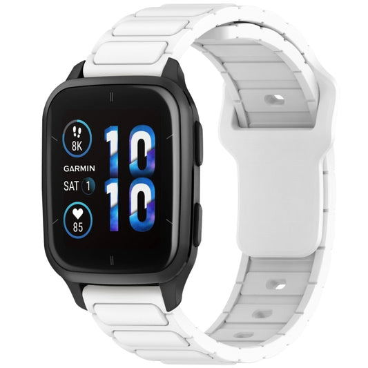 For Garmin 20mm I-Shaped Silicone Watch Band(White) by bashfashion