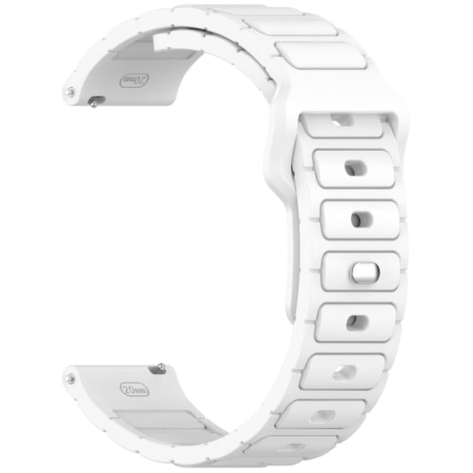 For Garmin 20mm I-Shaped Silicone Watch Band(White) by bashfashion