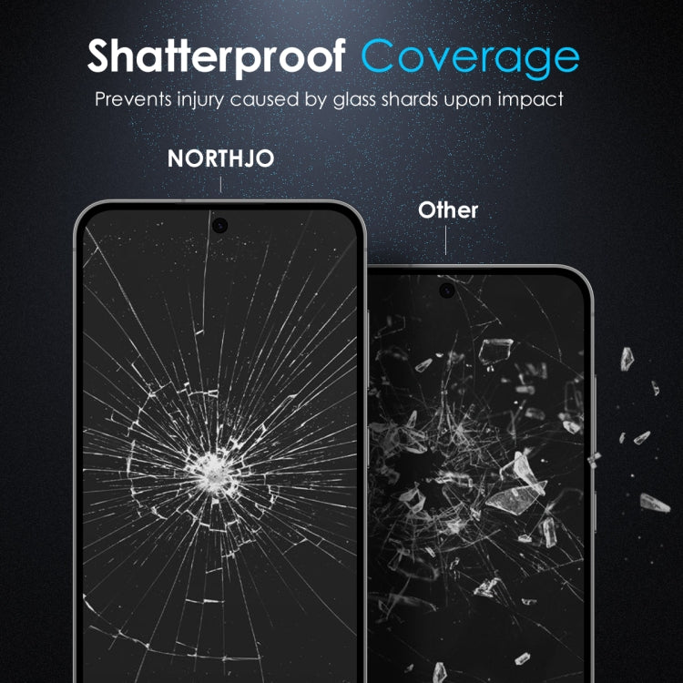 For Samsung Galaxy S23 FE 5G NORTHJO A++ 28 Degree Privacy Full Glue Silk Printing Tempered Glass Film by NORTHJO