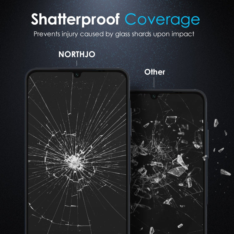For Samsung Galaxy A06 4G NORTHJO A++ 28 Degree Privacy Full Glue Silk Printing Tempered Glass Film by NORTHJO