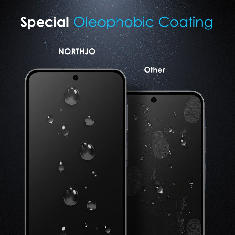 For Samsung Galaxy A35 5G NORTHJO A++ 28 Degree Privacy Full Glue Silk Printing Tempered Glass Film by NORTHJO