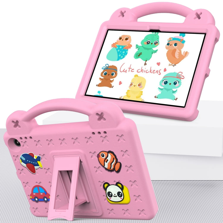 For Amazon Fire HD8 2024 / 2022 / HD8 Plus Handle Kickstand Children EVA Shockproof Tablet Case(Pink) by bashfashion