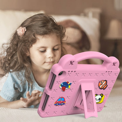 For Amazon Fire HD8 2024 / 2022 / HD8 Plus Handle Kickstand Children EVA Shockproof Tablet Case(Pink) by bashfashion