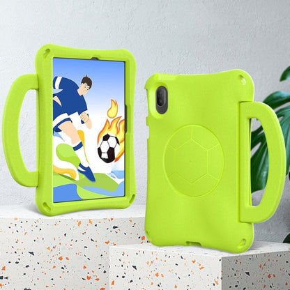 For Huawei MatePad SE 11 2024 Handle Football Shaped EVA Shockproof Tablet Case(Grass Green) by bashfashion