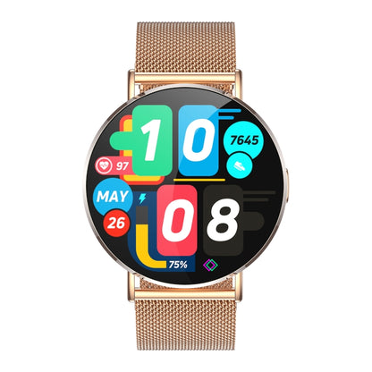 KM88 1.32 inch Color Screen Smart Watch, Support Bluetooth Call / Health Monitoring(Gold) by bashfashion