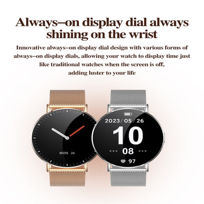 KM88 1.32 inch Color Screen Smart Watch, Support Bluetooth Call / Health Monitoring(Silver) by bashfashion