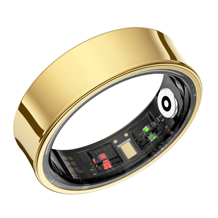 R09 SIZE 11 Smart Ring, Support Heart Rate / Blood Oxygen / Sleep Monitoring / Multiple Sports Modes(Gold) by bashfashion