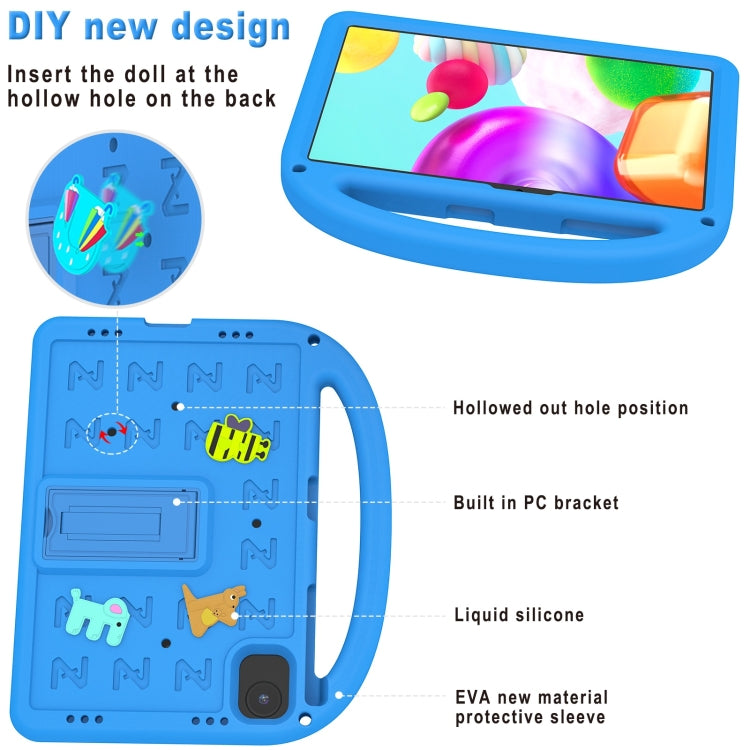 For Honor Pad X8a / X9 2024 Cartoon Sparrow EVA Shockproof Tablet Case(Blue) by bashfashion