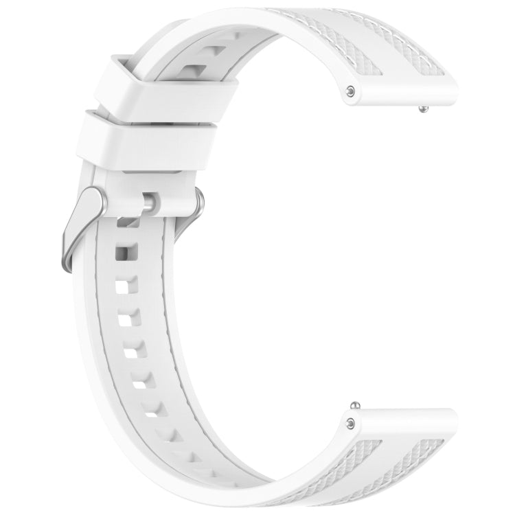 For Garmin Venu 3 Quick Release Two Side Stitching Silicone Watch Band(White) by bashfashion