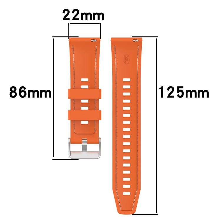 For Garmin Venu 3 Quick Release Two Side Stitching Silicone Watch Band(White) by bashfashion