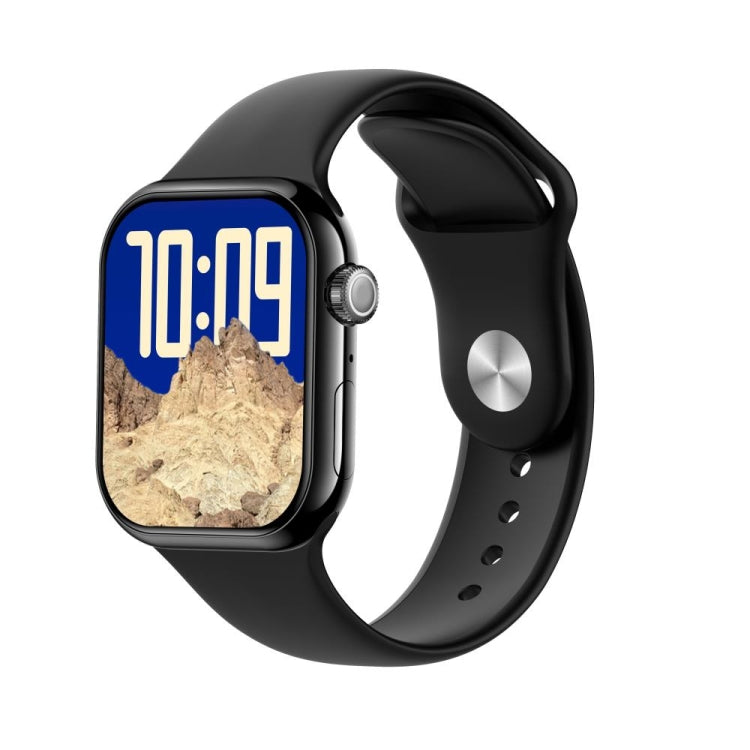 KL08 2.04 inch Color Screen Smart Watch Silicone Strap, Support Bluetooth Call(Black) by bashfashion