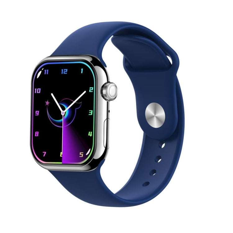 KL08 2.04 inch Color Screen Smart Watch Silicone Strap, Support Bluetooth Call(Blue) by bashfashion