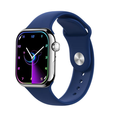 KL08 2.04 inch Color Screen Smart Watch Silicone Strap, Support Bluetooth Call(Blue) by bashfashion