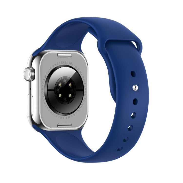 KL08 2.04 inch Color Screen Smart Watch Silicone Strap, Support Bluetooth Call(Blue) by bashfashion