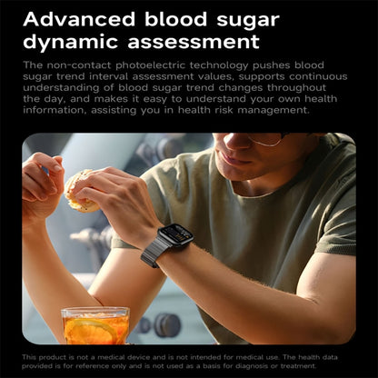 KL08 2.04 inch Color Screen Smart Watch Steel Strap, Support Bluetooth Call(Silver) by bashfashion