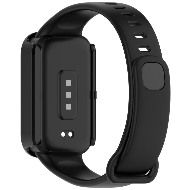 For Redmi Band 3 Tempered Glass Film Integrated PC Watch Protective Case(Black) by bashfashion