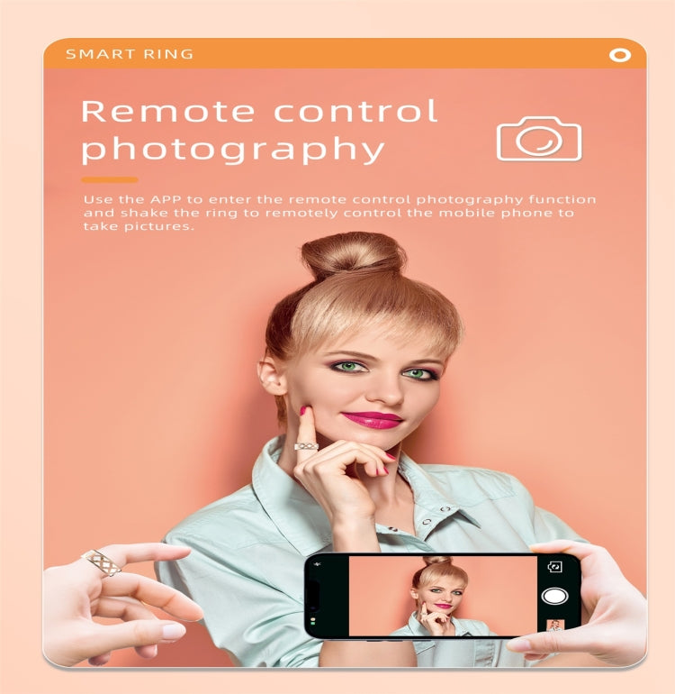 R10M SIZE 10 Smart Ring, Support Heart Rate / Blood Oxygen / Sleep Monitoring / Multiple Sports Modes(Rose Gold) by bashfashion