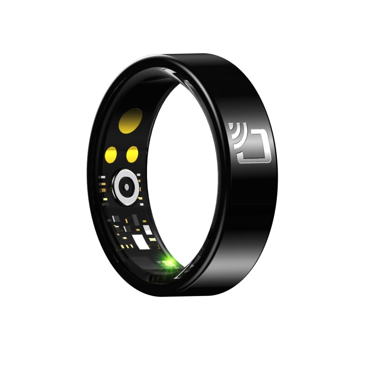 R20 SIZE 7 Smart Ring, Support Heart Rate / Blood Oxygen / Sleep Monitoring / Multiple Sports Modes(Black) by bashfashion