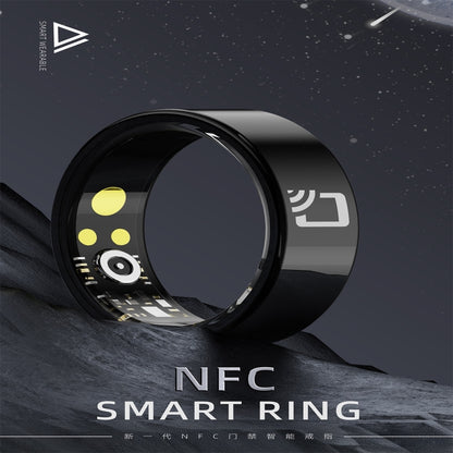 R20 SIZE 13 Smart Ring, Support Heart Rate / Blood Oxygen / Sleep Monitoring / Multiple Sports Modes(Black) by bashfashion