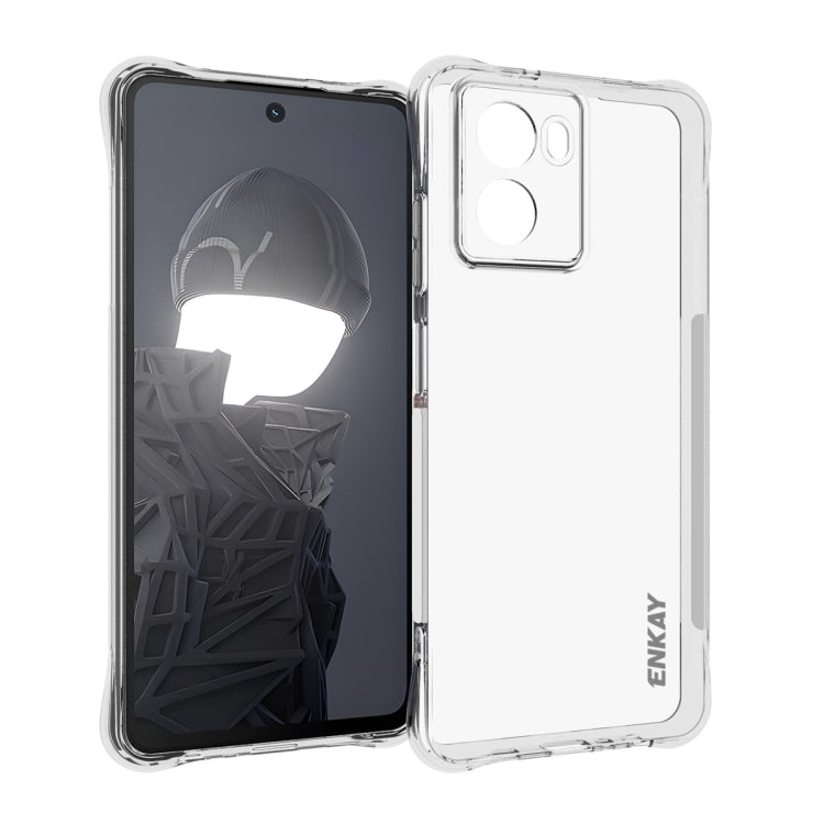 For HMD Fusion ENKAY Hat-Prince Transparent TPU Shockproof Phone Case by ENKAY
