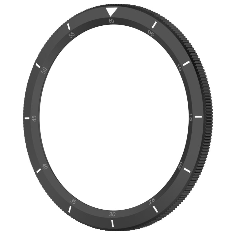 For Xiaomi Watch S4 Tempered Glass Film Hybrid Stainless Steel Watch Protective Ring(Scale Black) by bashfashion