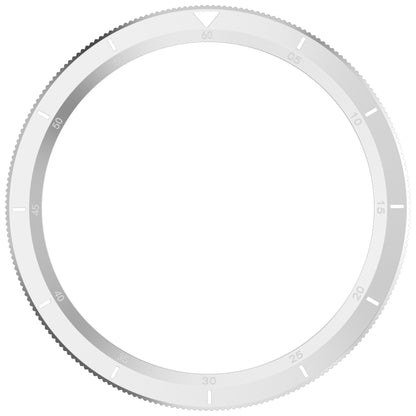 For Xiaomi Watch S4 Tempered Glass Film Hybrid Stainless Steel Watch Protective Ring(Scale Silver) by bashfashion