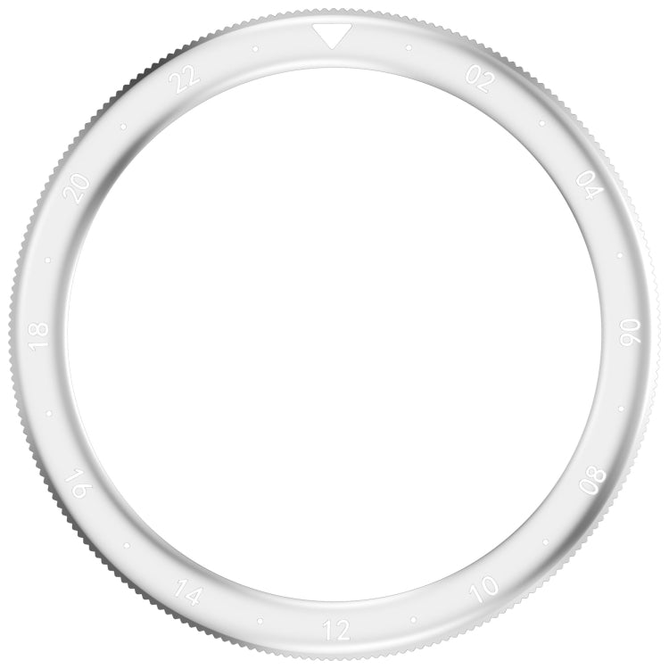 For Xiaomi Watch S4 Tempered Glass Film Hybrid Stainless Steel Watch Protective Ring(Silver White) by bashfashion