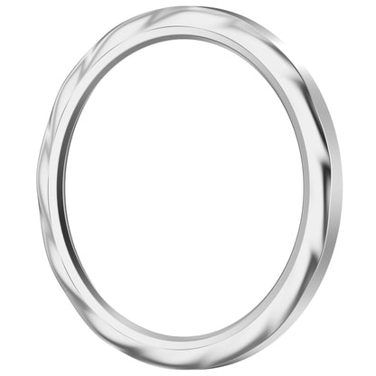 For Xiaomi Watch S4 Tempered Glass Film Hybrid Stainless Steel Watch Protective Ring(Silver Thread) by bashfashion