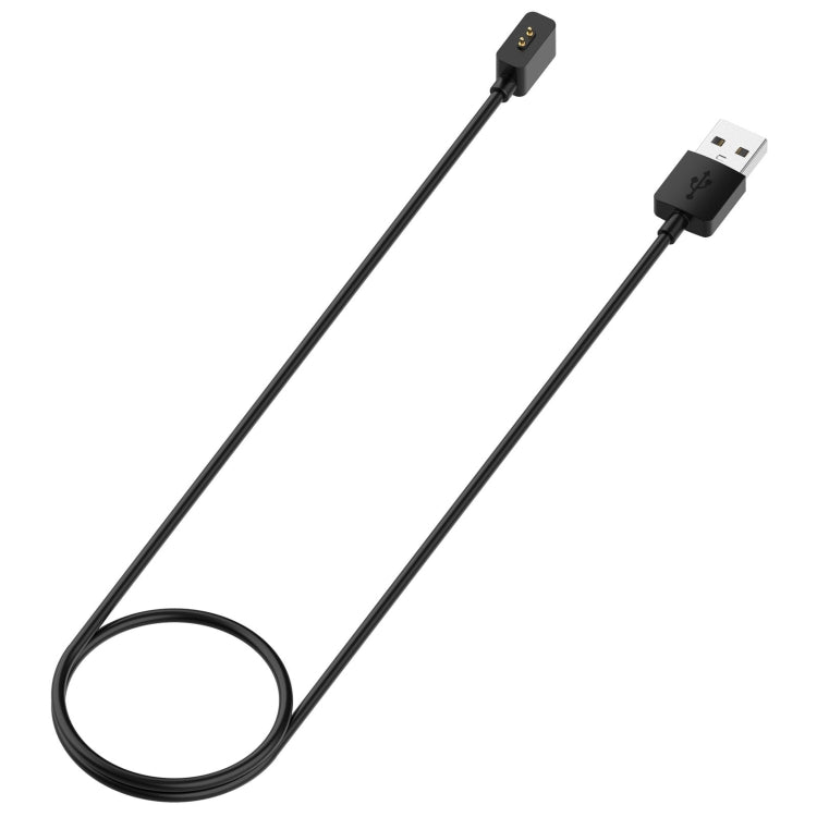For Xiaomi Smart Band 9 Pro / 9 Active USB Interface Smart Watch Charging Cable, Length: 1m(Black) by bashfashion