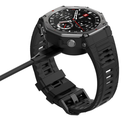 For Amazfit T-Rex 3 / Balance 2 Type-C / USB-C Port Watch Charger Adapter Without Charging Cable(Black) by bashfashion